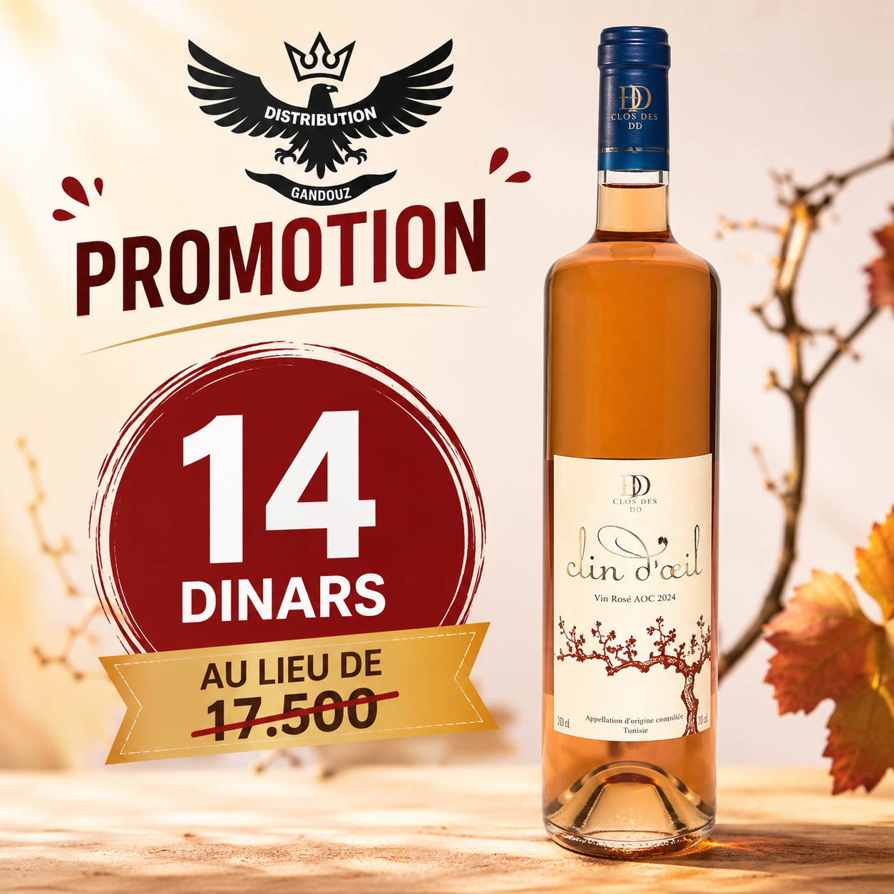 CLIN D OEIL 75CL