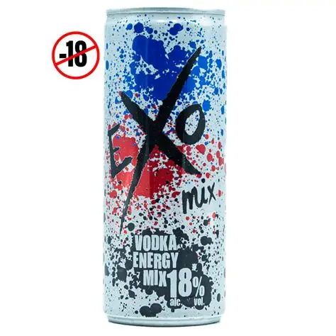 EXO VODKA 25CL 18" X 5